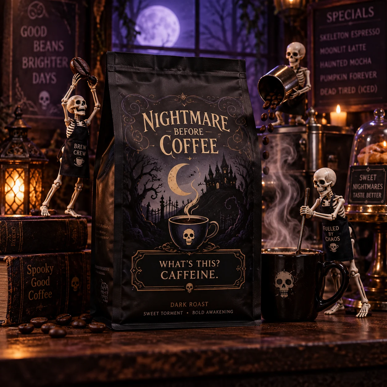 A sleepy technician confronts a nightmare technical incident before coffee.